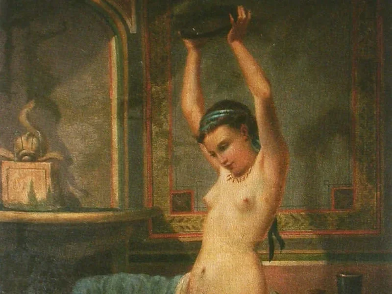 1816-Henri Baron - Odalisca greca